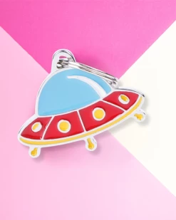 MY FAMILY UFO Custom Pet ID Tag