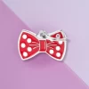 MY FAMILY Red Bow Tie Custom Pet ID Tag