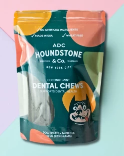 ADC HOUNDSTONE & CO. Coconut Mint Dental Dog Chews