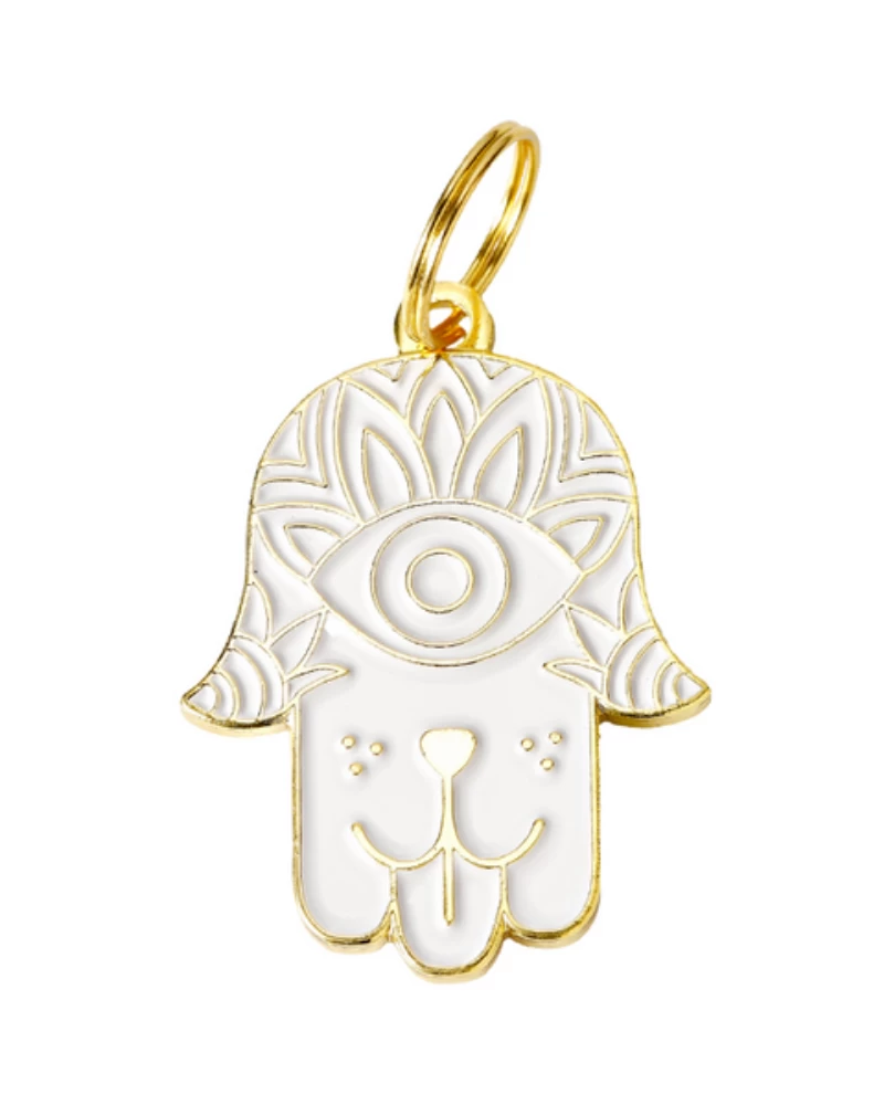 TWO TAILS PET COMPANY Hamsa ID Tag (Custom) - Image 2