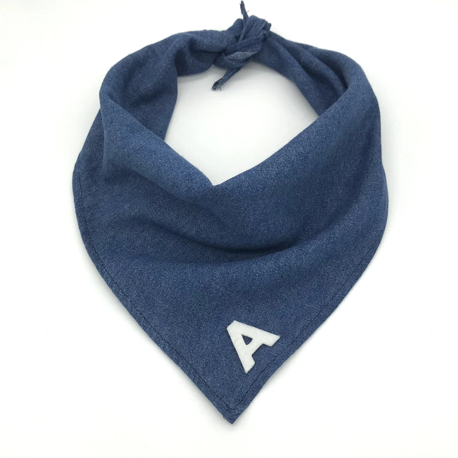 THRIFT DOG Custom Initial Bandana In Dark Denim (Drop-Ship) - Image 10