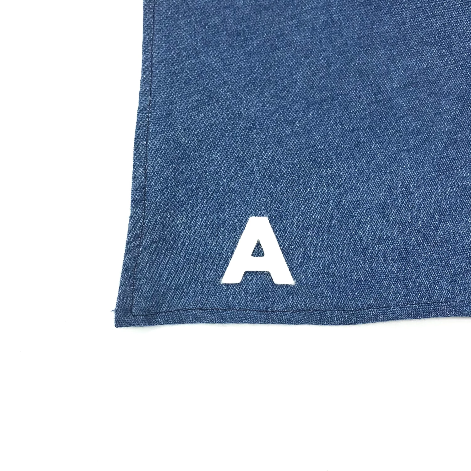 THRIFT DOG Custom Initial Bandana In Dark Denim (Drop-Ship) - Image 7