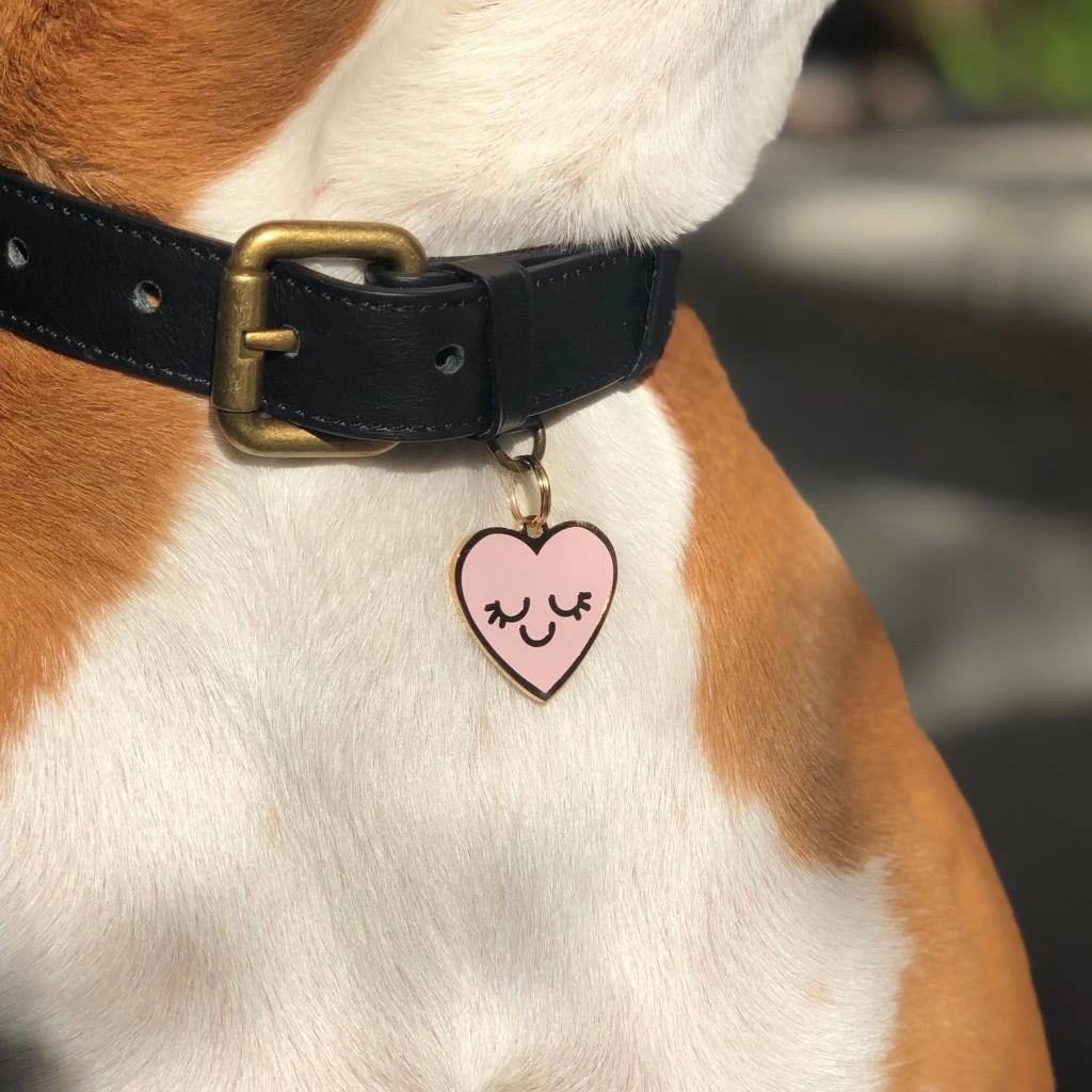 TWO TAILS PET COMPANY Smiling Heart ID Tag (Custom) - Image 2