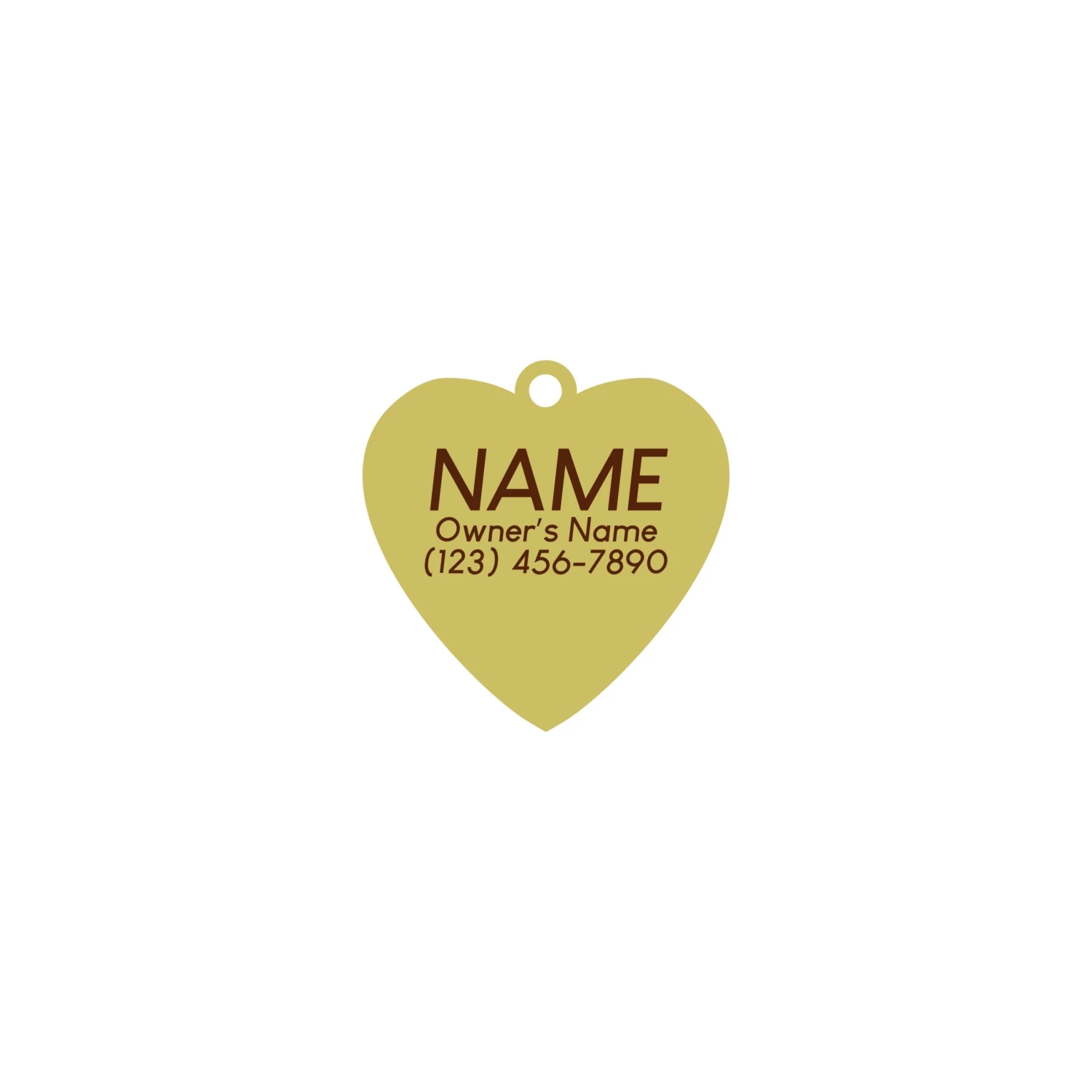TWO TAILS PET COMPANY Smiling Heart ID Tag (Custom) - Image 4