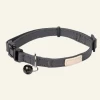 FUZZYARD Soft Cat Collar In Slate Grey