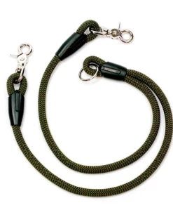 ROPE HOUNDS Splitter Dog Leash In Mossy Earth (Made In The USA)