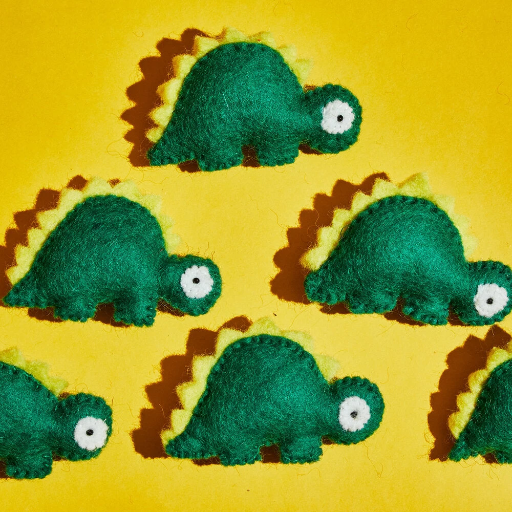 WARE OF THE DOG Wool Dinosaur Cat Toy - Image 2