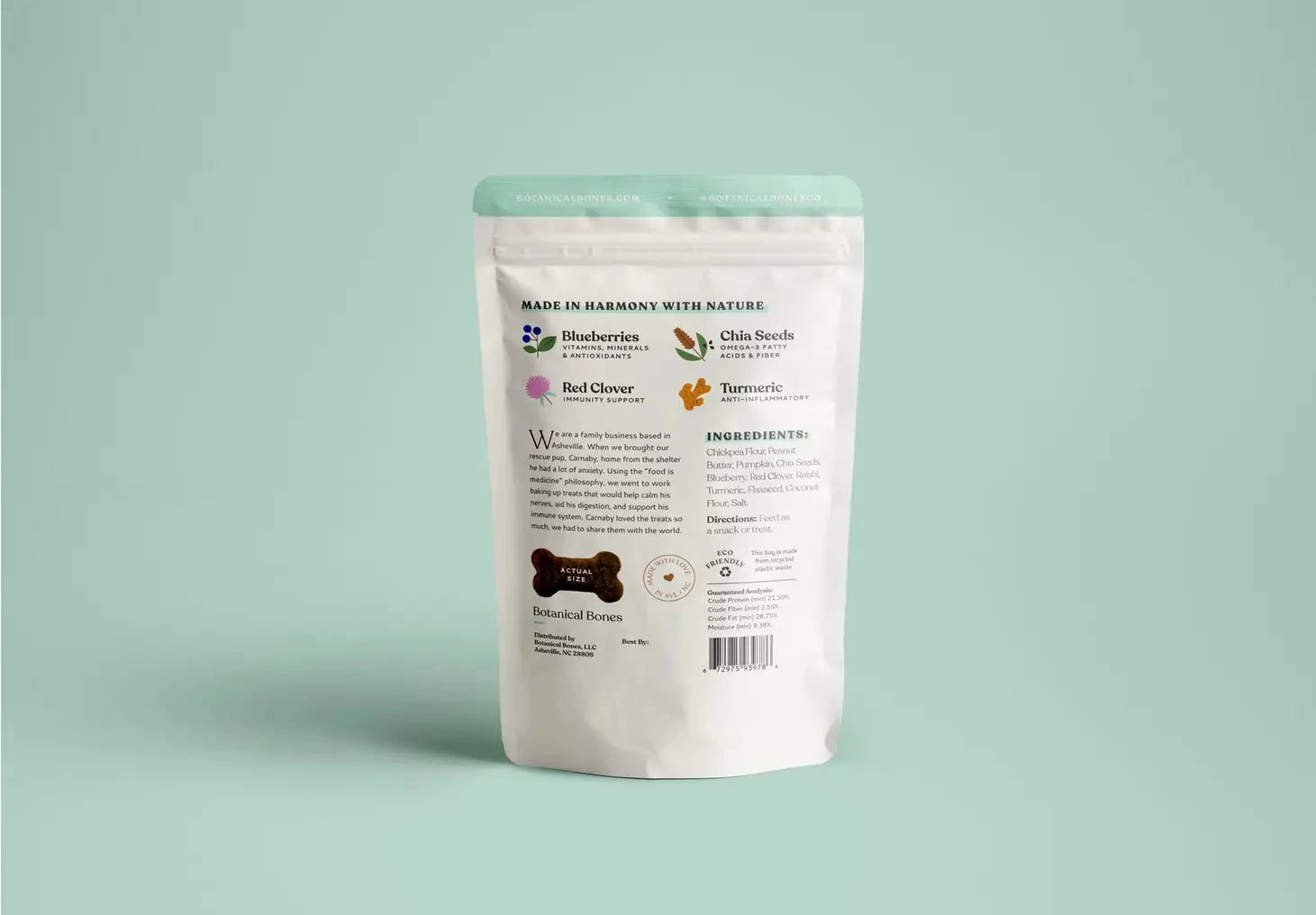 BOTANICAL BONES Flower Power Superfood Dog Treats - Image 3