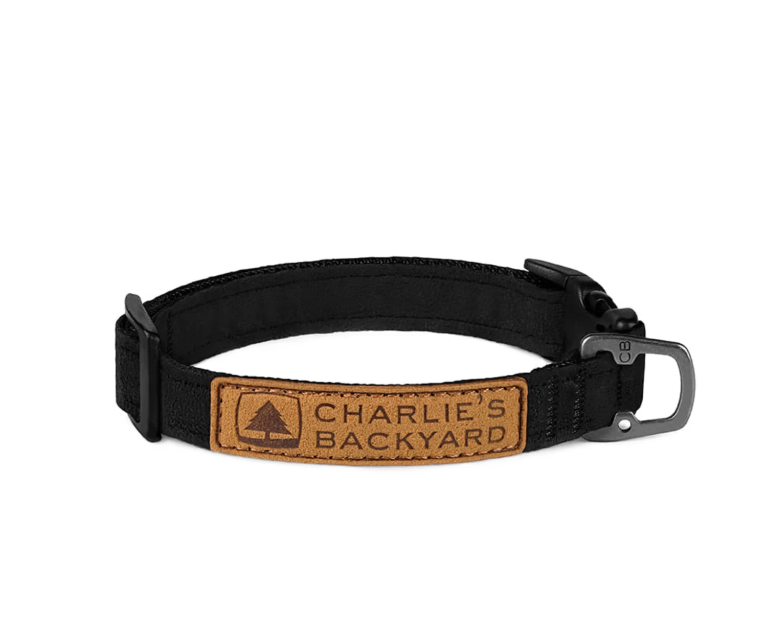 CHARLIE'S BACKYARD Easy Dog Collar In Black - Image 4
