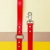 DOG & CO. COLLECTION City Leash In Real Red (Made In The USA)