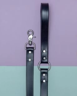 DOG & CO. COLLECTION City Leash In Basic Black (Made In The USA)