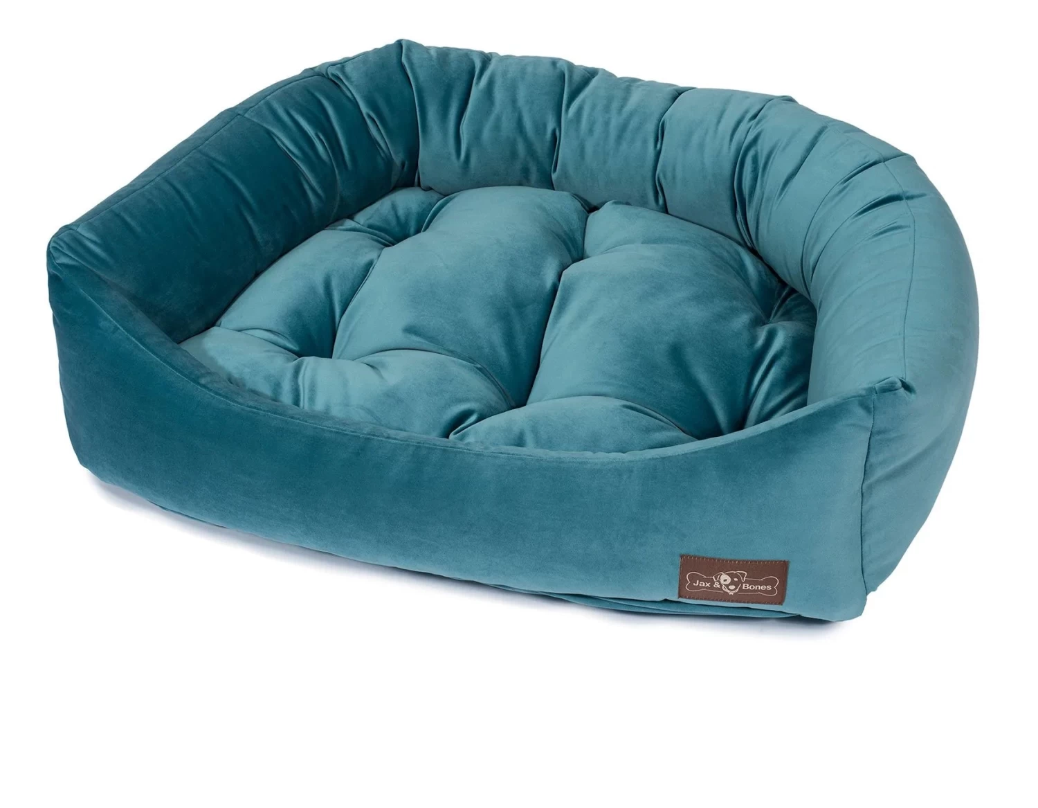 JAX & BONES Napper Dog Bed In Plush Velour (Direct-Ship) (Made In The USA) - Image 5